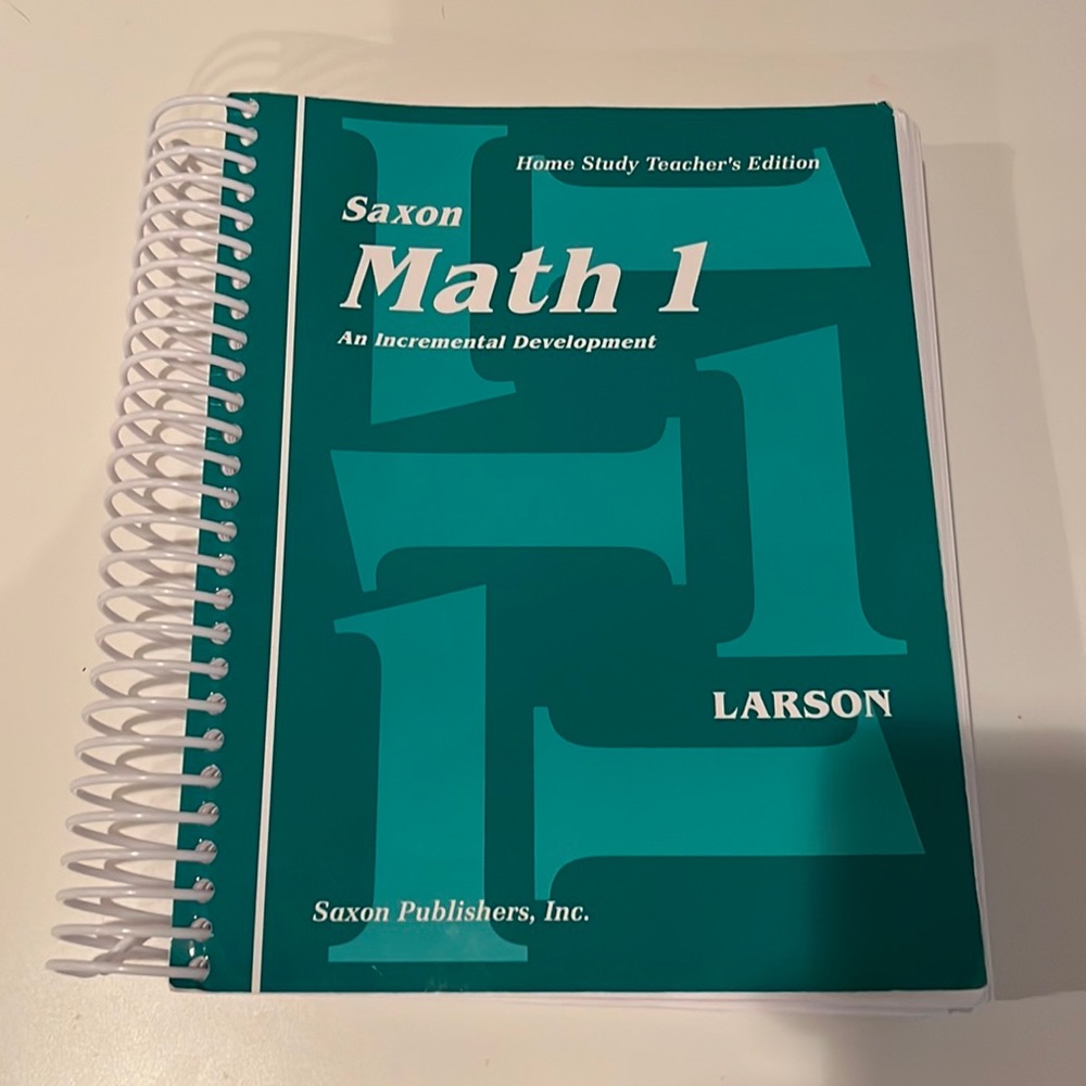 Saxon Math 1 Teacher’s Edition